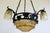 1930s Vintage French Pendant Light in Wrought Iron by Muller Frères, 1930 For Sale - Image 5 of 14