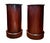 Wood A Matched Set of 19th-Century English Mahogany Cylinder Cabinets With Marble Tops For Sale - Image 7 of 11