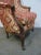 Red Louis XV Style Carved Walnut Fireside Chair For Sale - Image 8 of 9