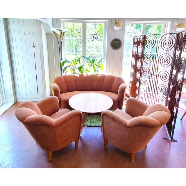 Swedish Grace Sofa Set, 1920s, Set of 3 For Sale - Image 13 of 13