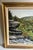 A very nice colorful acrylic on canvas painting of a Hudson Valley landscape in Autumn. Signed at lower right corner and...