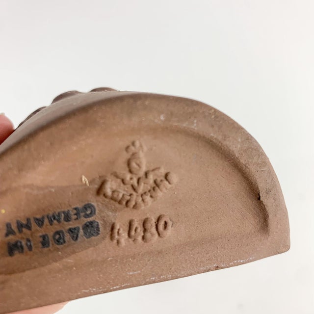 Rare Vintage Karlsruhe Germany Madonna Child Jesus Pottery Figurine Shrine House For Sale In Baltimore - Image 6 of 10