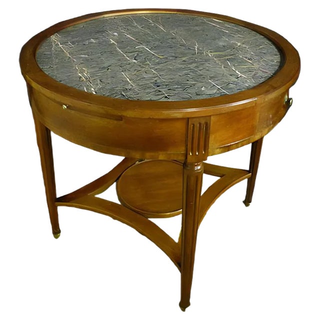 Vintage Mahogany Bouillotte Table For Sale