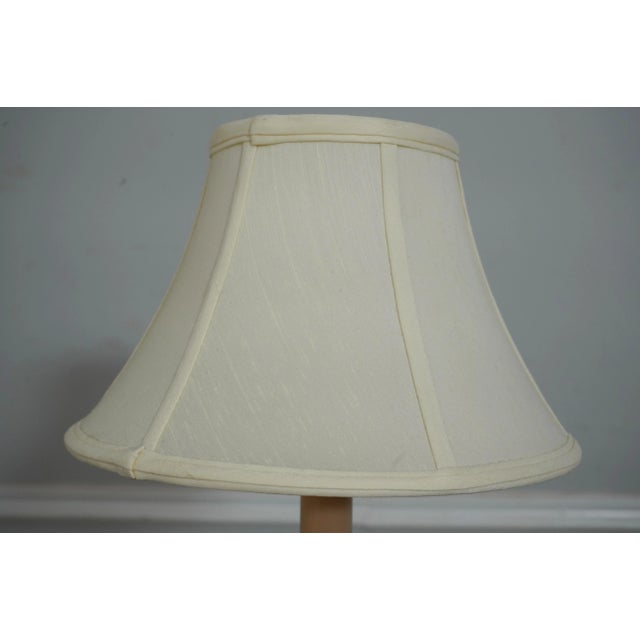 Pair Sarreid Bronze Silver Finish Candlestick Lamps For Sale - Image 9 of 11