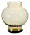 Mid Century Smoked Glass Optic Ball Vase For Sale