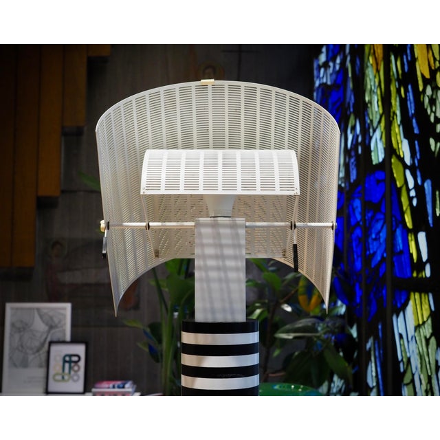 Metal Shogun Floor Lamp by Mario Botta for Artemide, 1986 For Sale - Image 7 of 18