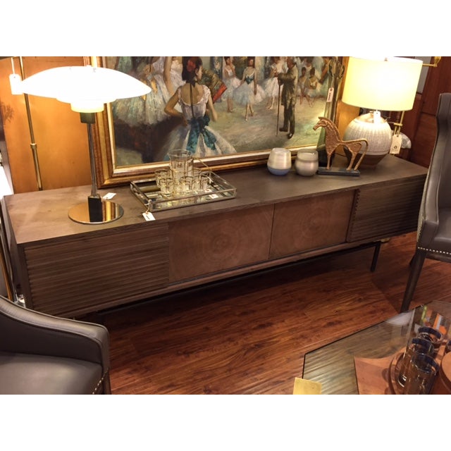 Silver Oak Low Media Console Chairish