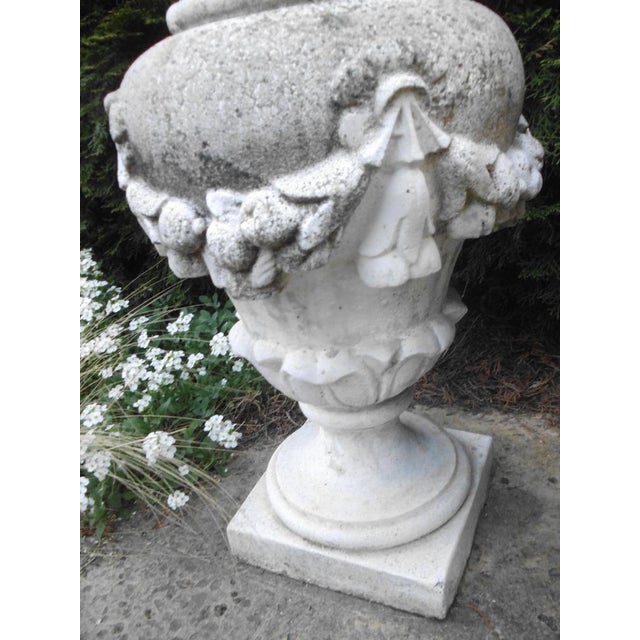 1980s Cast Stone Garden Amphorae, 1980s, Set of 2 For Sale - Image 5 of 13