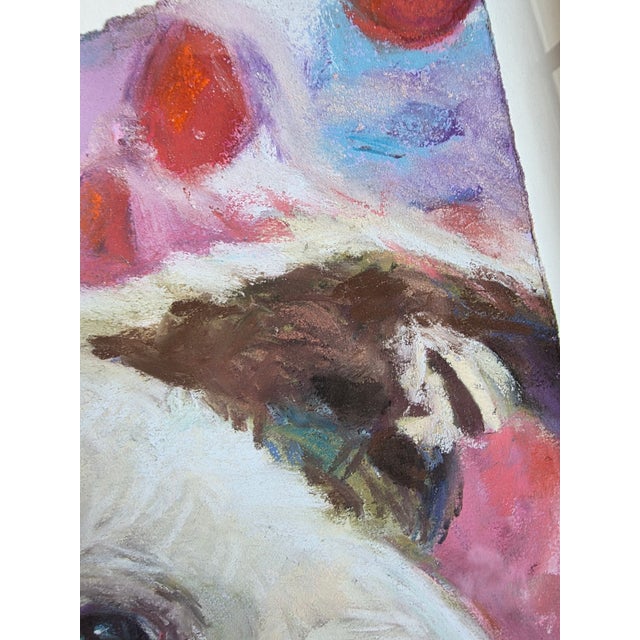 Original Dog Portrait Pastel For Sale - Image 12 of 15