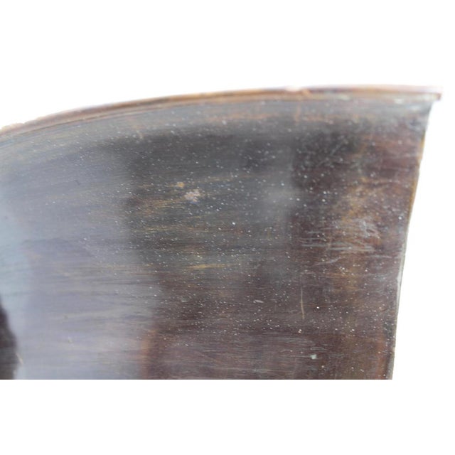 Art Deco Corner Wall Sconces in Patinated Copper, 1930s, Set of 2 For Sale - Image 10 of 12