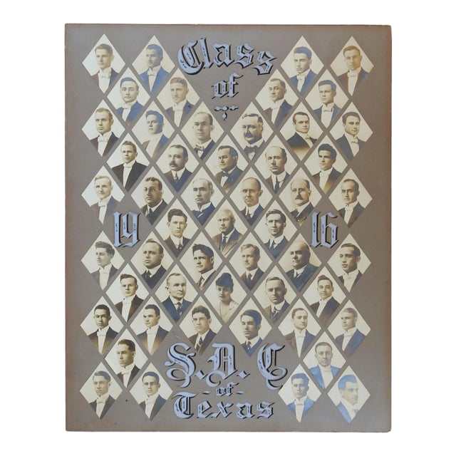1916 Class Photographs San Antonio Dental School For Sale
