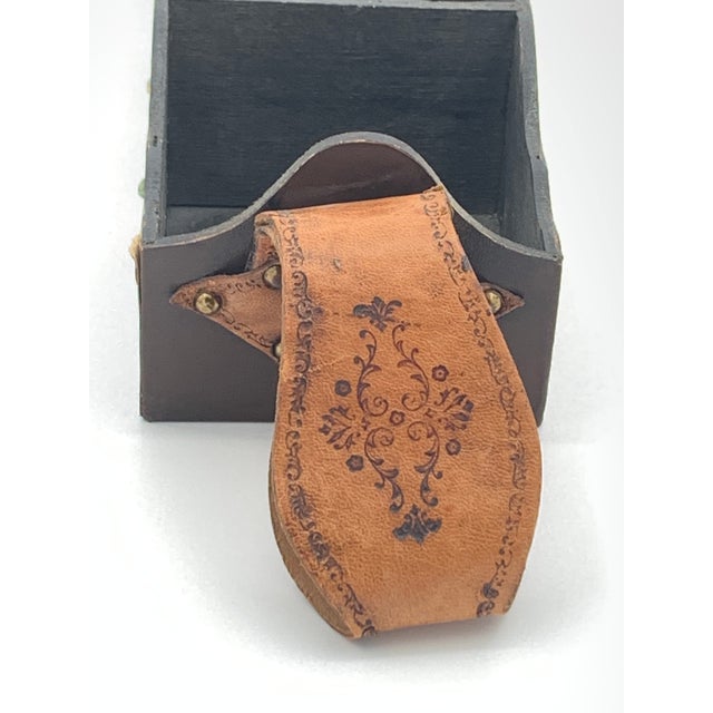 1960s Mid-Century Modern Emerald Empoli Green Decanter Set - 4 pcs For Sale - Image 4 of 11