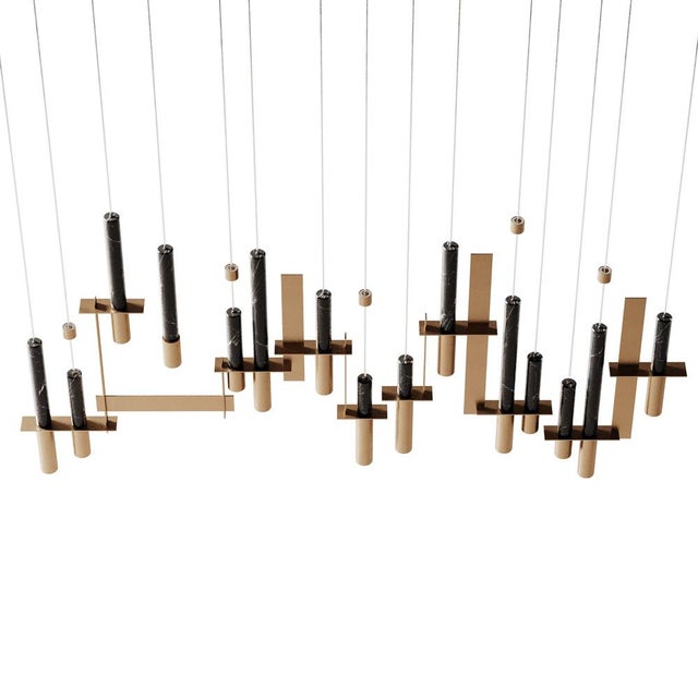 Portland Suspension Lamp by Porus Studio For Sale - Image 4 of 12