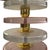 This pair features an exquisite base made up of seven Murano glass circles, the base circle being slightly larger. The...