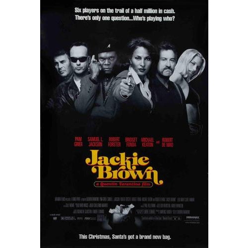 U.S. One-Sheet (27 × 40 in.), Miramax. Directed by Quentin Tarantino, starring Pam Grier, Samuel L. Jackson, Robert De...