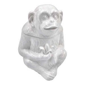 1970s Monkey Business, Fitz & Floyd, Discontinued, Figural Cookie Jar & Lid