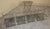 1970s Italian Bistro–Style Wrought Iron Garden Set With Four Folding Chairs For Sale - Image 9 of 18