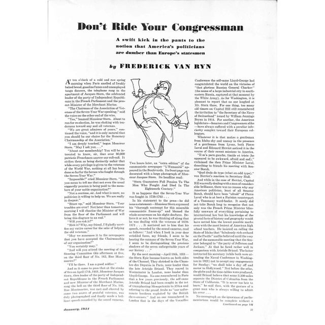 1930s Esquire January 1933 For Sale - Image 5 of 6