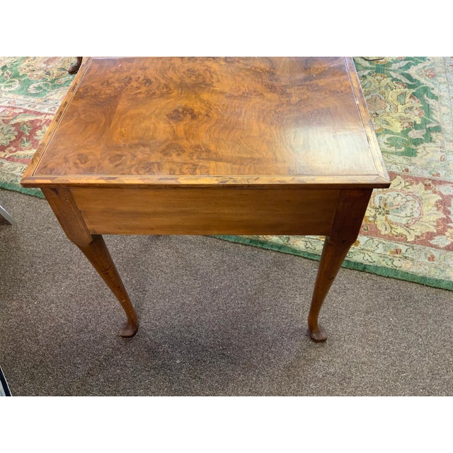 19th Century 19th Century Queen Anne Style Side Table For Sale - Image 5 of 16