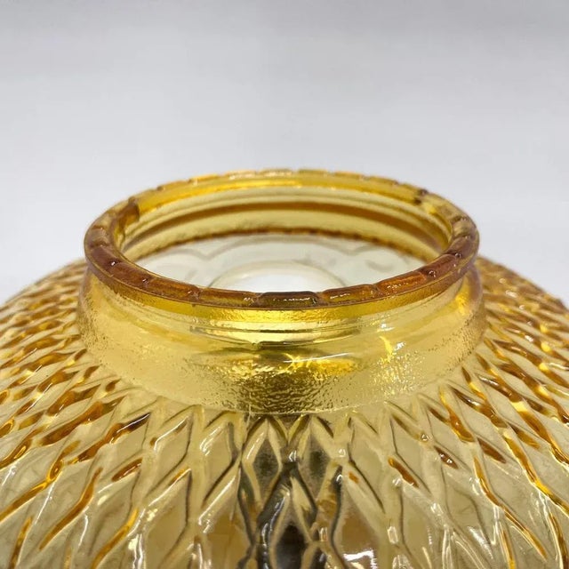 Mid-Century Glass & Wood Table Lamp, Czechoslovakia, 1970s For Sale - Image 6 of 10