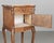 Brown French Louis XV Style Nightstand, Walnut With Marble Top, Circa 1900s For Sale - Image 8 of 9