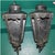 French 1940s Black Iron Lanterns - a Pair For Sale - Image 3 of 3