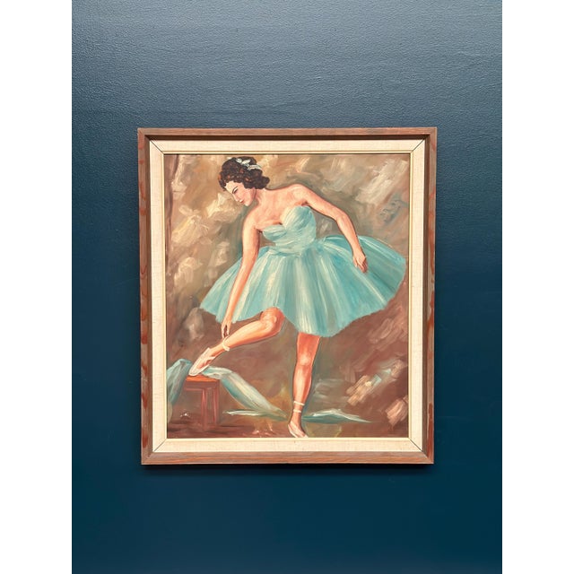 Leif Alring, Ballerina, 1960s, Oil on Canvas, Framed For Sale - Image 9 of 17