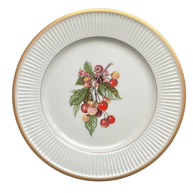 1970s Thornberry’s u.s.a. Fruit Plates Porcelain Set of 4 - 7 3/4” For Sale - Image 4 of 13