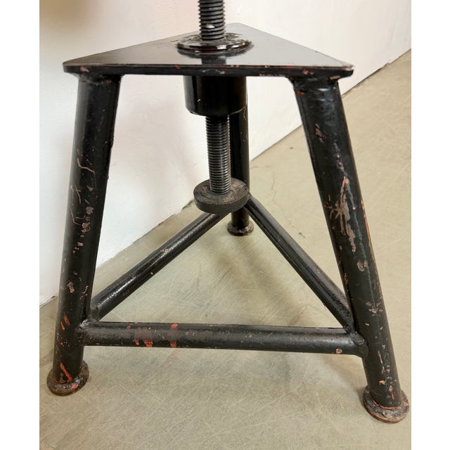 Industrial Workshop Swivel Stool, 1960s For Sale - Image 11 of 17