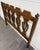 Late 20th Century Vintage Full Size Chippendale Style Headboard For Sale - Image 5 of 9