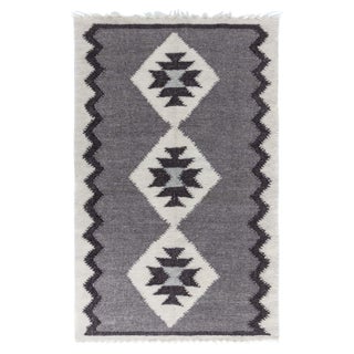European Folk Stamverband II Goat Hair Rug by Doris Leslie Blau For Sale