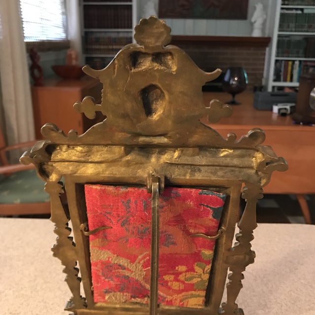 Antique Art Nouveau Victorian Brass Vanity Mirror Chairish