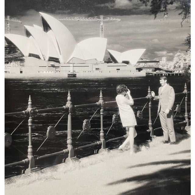 Black Original Kerry Dundas "sydney Opera House Under Construction" Australia Photo For Sale - Image 8 of 12