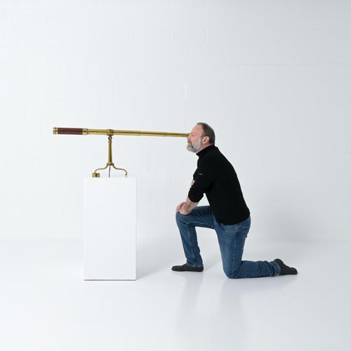 Early 19th century brass four-draw ‘Day & Night’ refracting telescope by L Marks London; a gentleman’s library telescope...