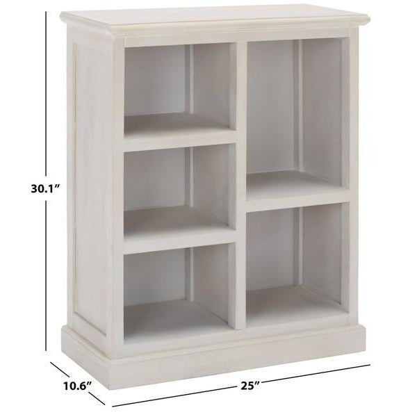 Transitional Maralah Shelf Unit - White Washed For Sale - Image 3 of 9