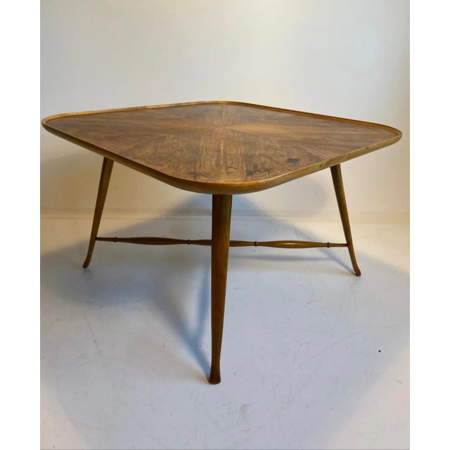 Brown Vintage Brazilian Coffee Table by Giuseppe Scapinelli, 1960s For Sale - Image 8 of 8
