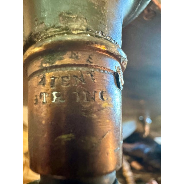 Black English-Bohemian "Madeleine Castaing" Style Antique Etagère With Casters For Sale - Image 8 of 9