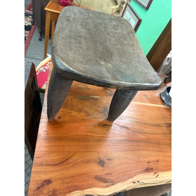 Antique Senufo African Stool Large For Sale - Image 4 of 5
