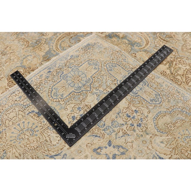 Textile Antique Persian Kerman Rug, 11'00 X 17'04 For Sale - Image 7 of 10