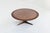 Wood Vintage Brutalist Round Copper and Wood Coffee Table, 1970s For Sale - Image 7 of 7