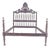 Portuguese Carved and Turned Double Bed, 1910 For Sale