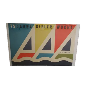 Vintage German Poster by Gert Brunck for Graphische Werke Germania Druckerei AG, 1957