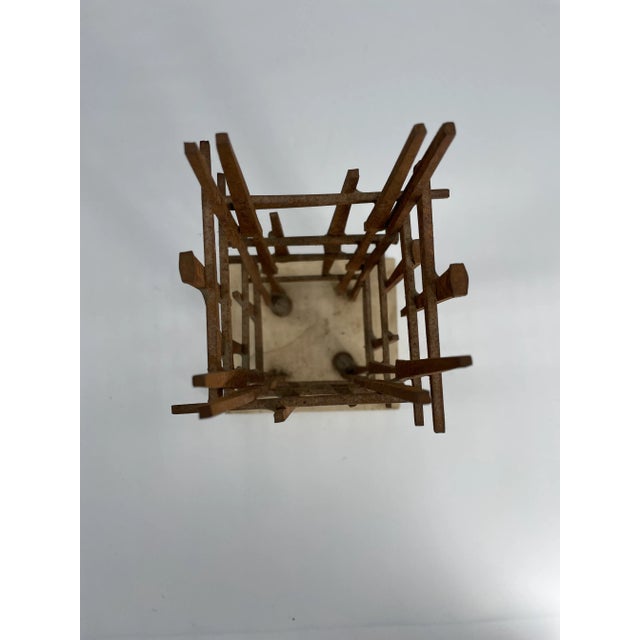 1960's Brutalist Modern Nail Sculpture by David Grossman For Sale - Image 9 of 11