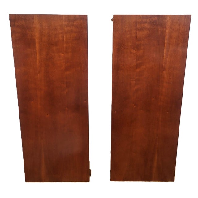Vintage Cherry Neoclassical Biedermeier Style Dining Table +2 Leaves Ethan Allen For Sale - Image 11 of 18