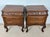 French Louis XV Style Wooden Nightstands, 1940, Set of 2 For Sale - Image 10 of 15