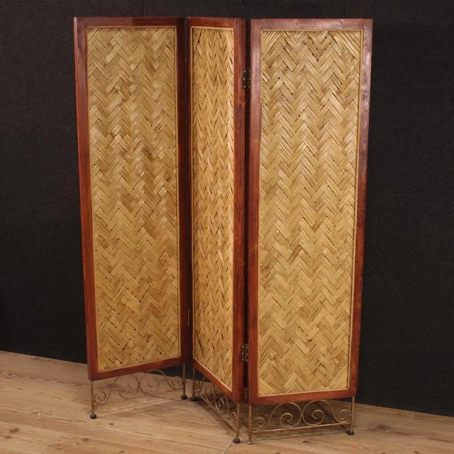 Vintage French Design Screen, 1980s For Sale - Image 9 of 13
