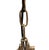 Metal 1930s Art Deco Brass Five Light Circular Chandelier by Markel W/ Original Chain For Sale - Image 7 of 10