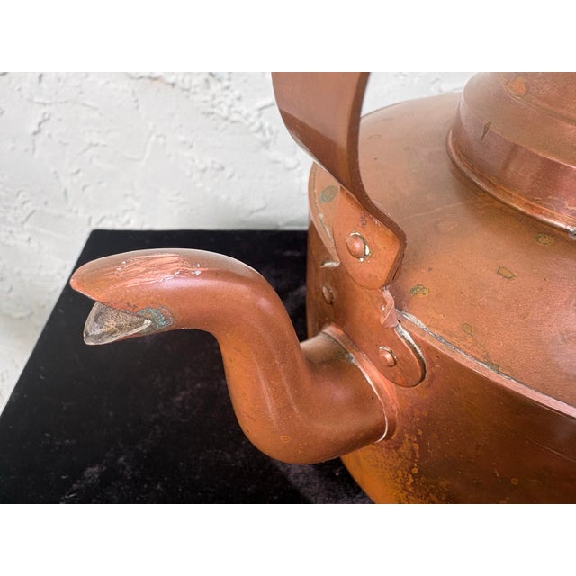 Vintage Finnish Copper Kettle by Rothberg Oy, Turku – 1.8l, Mid-20th Century Scandinavian Design For Sale - Image 12 of 12