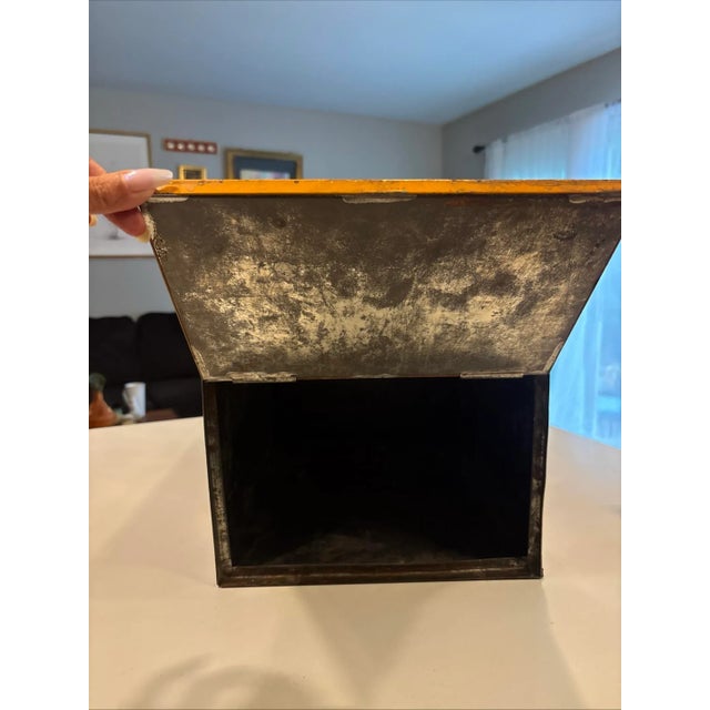 Early 20th Century Early 20th Century Roasted Coffee 25 Lb Tin Sears Roebuck & Co. Chicago Store Coffee Display For Sale - Image 5 of 12