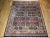 Late 20th Century Vintage Kerman Style Room Size Rug, Handwoven Geometric Pattern, Navy & Burgundy, 8’ X 10’ For Sale - Image 5 of 12